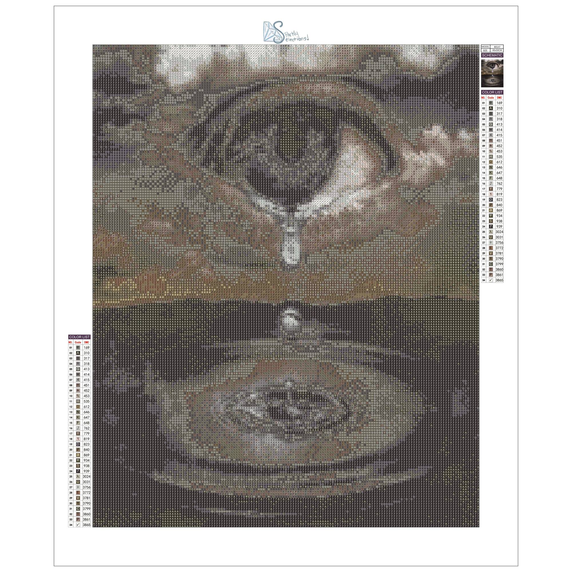 Sparkly Selections Eye Drop Diamond Painting Kit